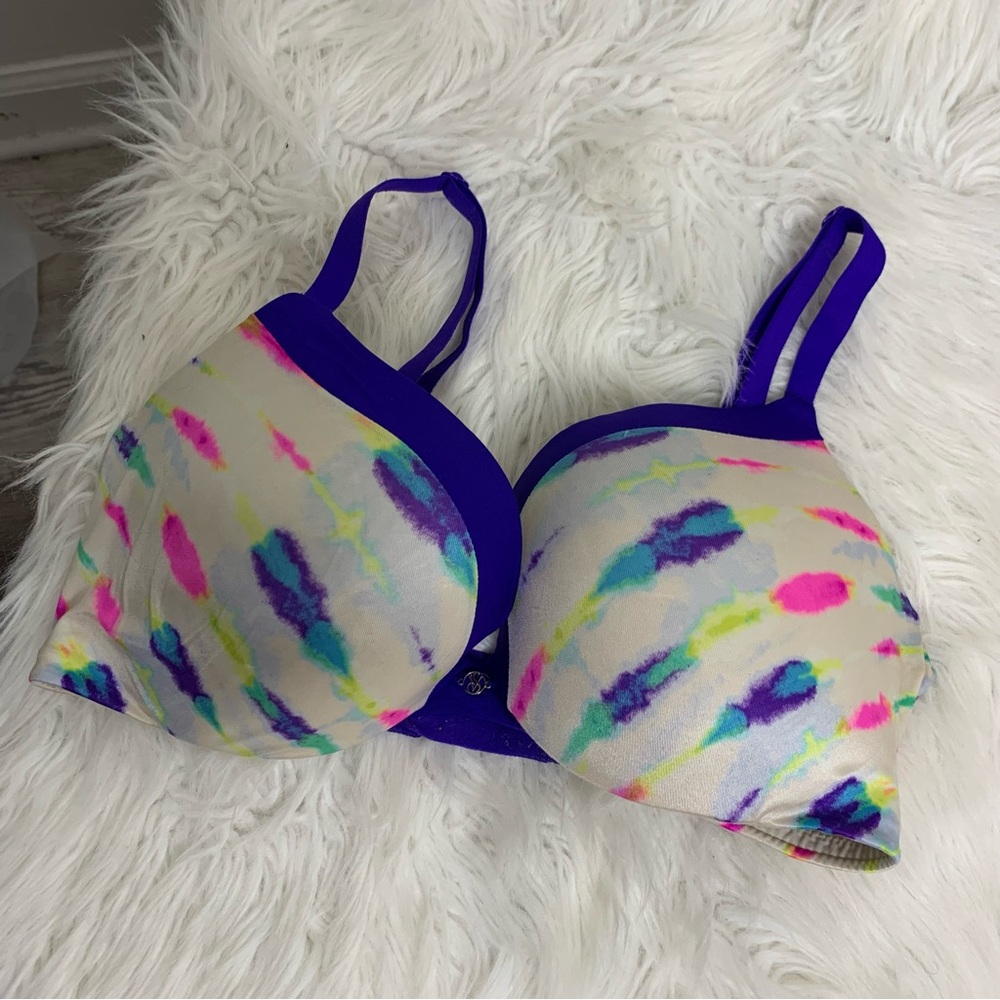 Victorias Secret Vibrant Multicolor Bra 34D
